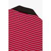 STudio Tomboy ShorT Sleeve T shirT shirT Collar paTch sTripe  9106222223ar 