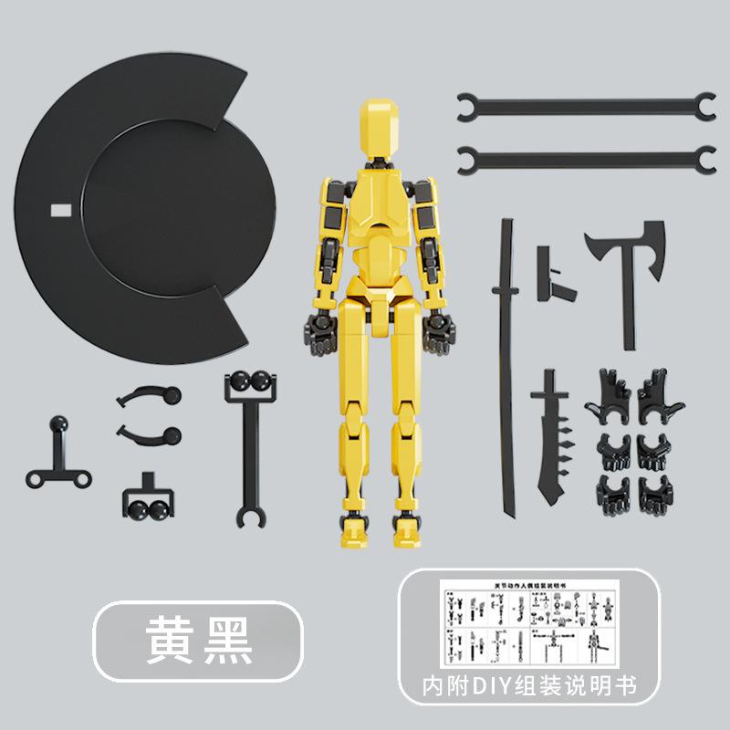 1PCS T13 Joints Figure Articulate Movable Dummy Doll Diy Assembly Toy 3D Printed Action Figure Stop Motion Animation Dummy Gift