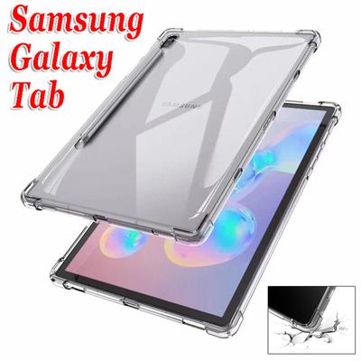 Samsung Galaxy S6 10.5", S6 lite 10.4", S5E 10.5", A 10.5" için TPU Silikon Şeffaf Darbeye Dayanıklı Kapak