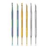 Professional Stainless Steel Cuticle Remover Cuticle Pusher Manicure and Pedicure Tool Circle Shaped Nail Cleaner Gifts