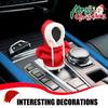 Christmas Car Gear Shift Sweater Cover: Warm, Dustproof, Festive Interior Decoration