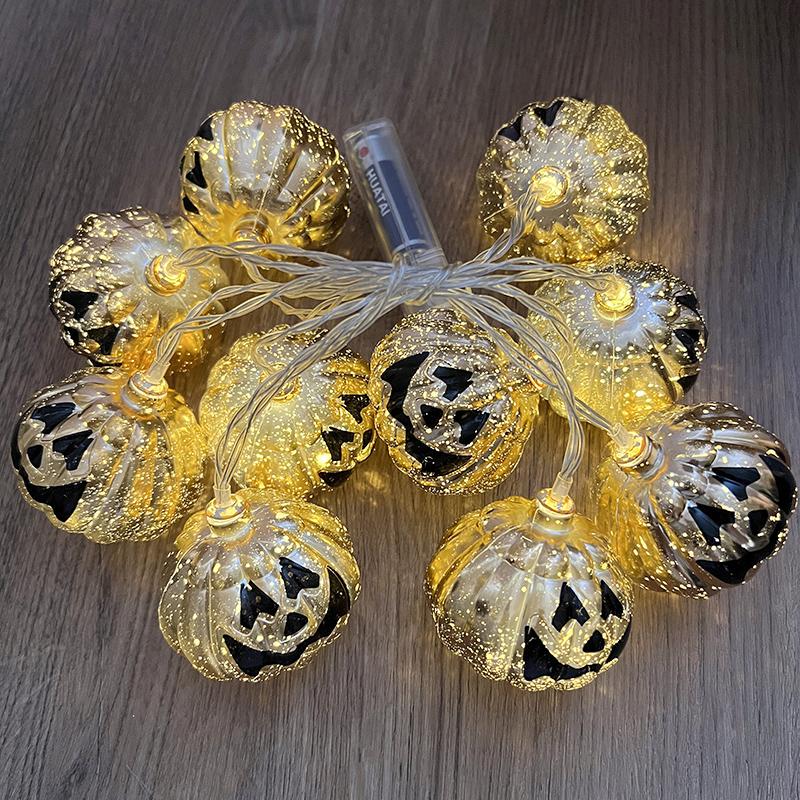 1.5M 10LED Halloween Decorations Light Pumpkin Ghost Skull String Lights for Home Outdoor Indoor Halloween Festival Party Decor