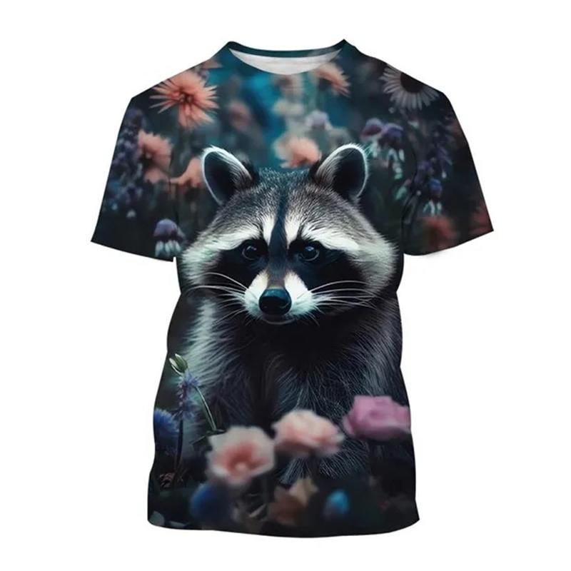 Animal 3D Print T-Shirts Men Women Casual Fashion Streetwear Oversized Short Sleeve T Shirt Kids Tees Tops Man Clothing
