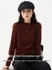 Women's Waist-Cinched Half-Zip Fleece Sweatshirt - Slimming Stand Collar Outerwear for Autumn/Winter