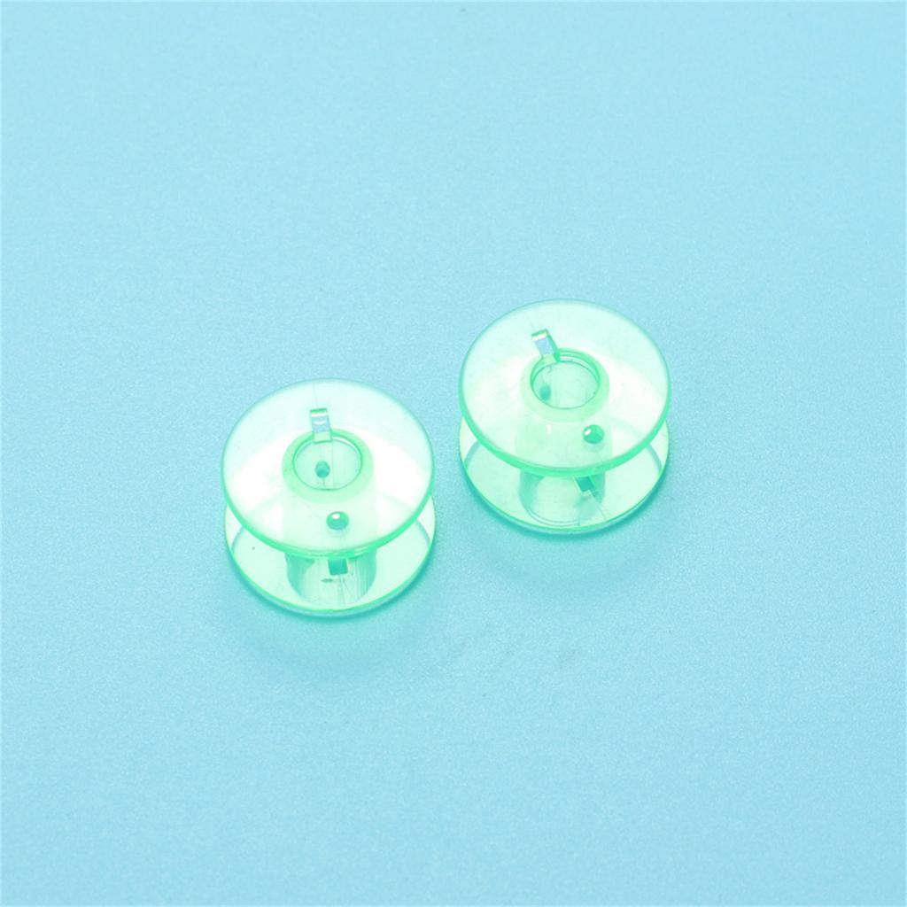 Home Sewing Essentials - Multi-Purpose Clear Bobbins with Transparent Design