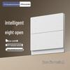 Smart Switch Panel with Dual Control for Whole House, Mijia App-Connected, Zero Fire Bluetooth Mesh 2.0.