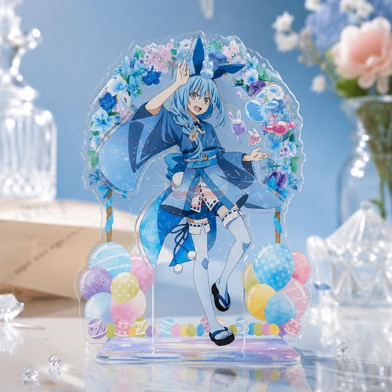 Milim Nava Acrylic figure stand Japanese Style Desk ornament cute Shion stand Milim Bride Series Elegant Decoration Toys Gifts