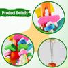 Parrot Toy Hanging Cage Accessories Wooden Play Equipment Supplies Bird Interactive for