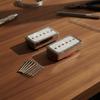 2 Pieces P90 Single Coil Pickup Set Shielded Pickups with Mounting Screws