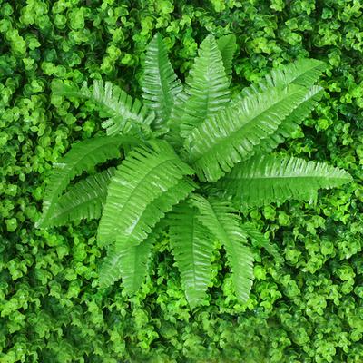 Artificial Plants Wall Decoration Outdoor Hanging Plastic Faux Green Leaf Background Wedding Decor