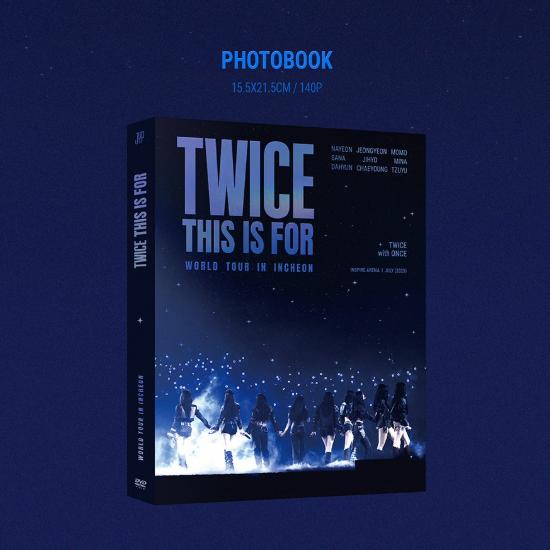 Vorbestellung TWICE THIS IS FOR Welttournee in INCHEON DVD & FANS POB