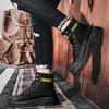 Men's High-top Boots Classics Canvas Casual Sports Boot Lace Up Desert Ankle Boot Safty Work Boots for Men Sneakers Botas Hombre