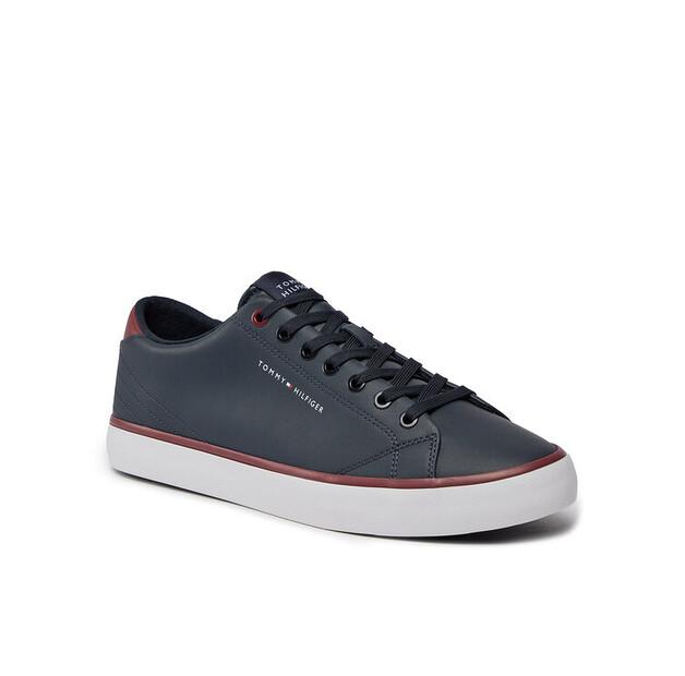 Men's Sneakers Tommy Hilfiger Th Hi Vulc Core Low Leather Fm0fm05041 Navy