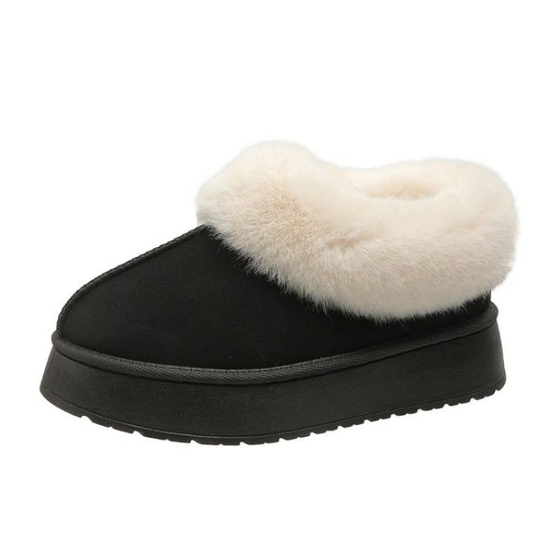 Mao Mao snow boots new thick-soled short tube thickened lazy cotton shoes in autumn and winter 36