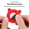 For Airtag Cat Collar Holder Small Air Tag Cat Collar Holder Silicone Case Cover for Cat Dog Pet Collar Harness Loop Supplies