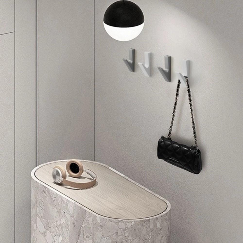 Metal Wall Hook Strong Adhesive Towel Hook Durable Bathroom Accessories  Home