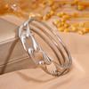 Hollow Water Drop Wide Buckle Opening To Give Best Friend a High-end Ins Bracelet.