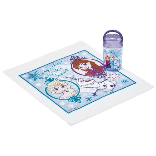 Skater Wet Towel Set with Case, Kids', Made In Japan, Disney Frozen, 25cm, Girls', OA5AG-A