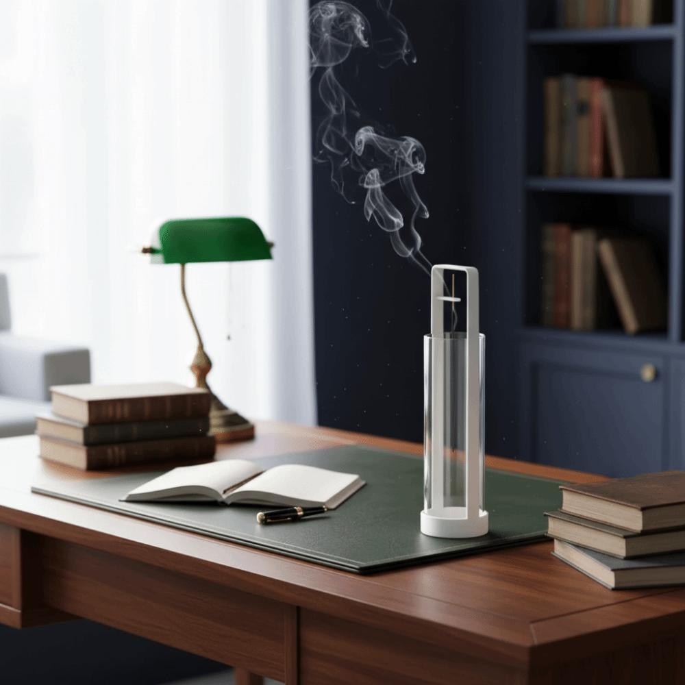 Kreatywny palnik kadzideł cofających z szklanym uchwytem na kadzidełka Dekoracja domu