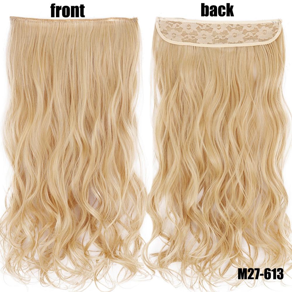 

MISSQUEEN 22-дюймовый волнистый модный женский парик Невидимый синтетический наращивание волос из химического волокна без зажима Невидимый шелковый парик 22inches&China