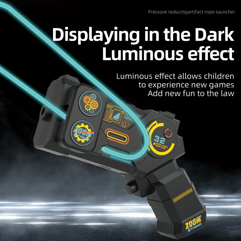 Cross-Border Luminous Yarn Cat Teaser Launcher: Creative, High-Speed, Decompression Toy