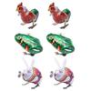 6pcs Creative Iron Animal Wind Up Toys Funny Cartoon Kids Playthings