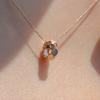 [14K Gold] Rhea Texture Charm Pendant