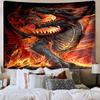 Fiery Dragon Artwork Tapestry Room Decoration Wall Hanging for Living Room Bedroom, dormitory, Birthday and Christmas gifts