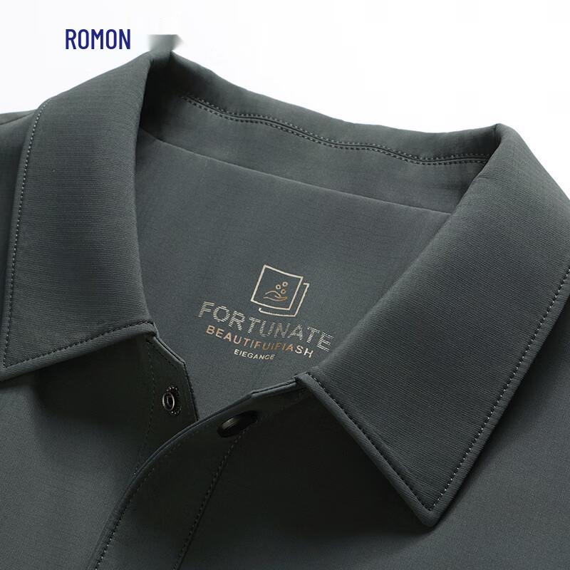 ROMON Men's Business Casual Lapel Jacket