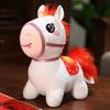 Horse Doll Year of The Horse Chinese Style Plushie Good Luck Pony PP Cotton Filling Zodiac Plush Figurine for Blessings