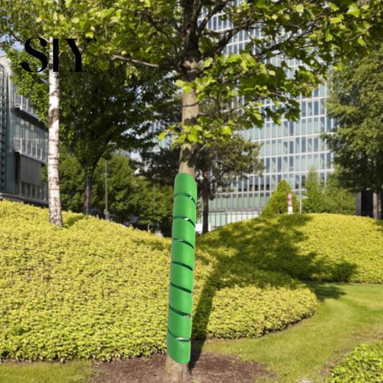 Baumschutzwerkzeug 2 Stück Stammschutz Schutz Spiralförmiges Design Rohrumwicklungen Unterstützung bei jedem Wetter Effektiver Bissschutz Robuste Rindenabdeckung