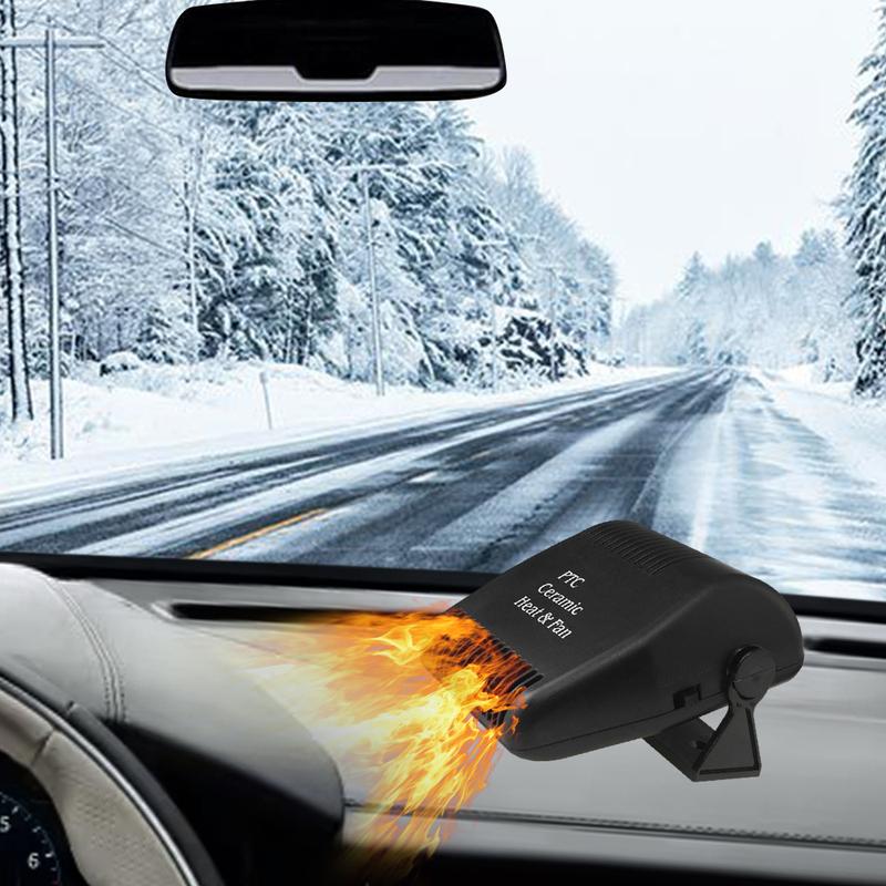 150W 12V Car Fan Heater Defroster Cooler Dryer Demister Auto Portable Heating Auto Fan Car Accessories