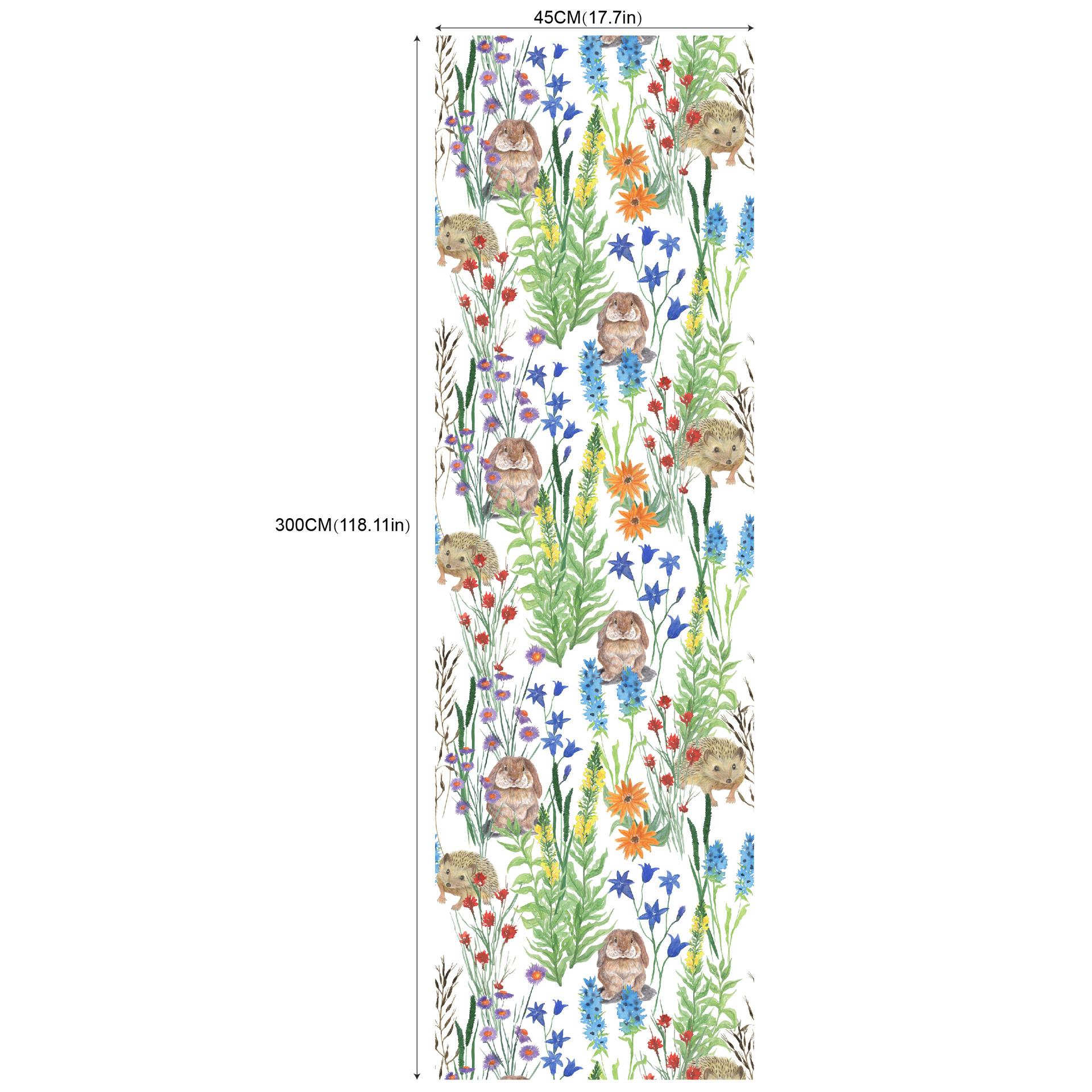 

Съемные самоклеящиеся обои для гостиной и спальни (Серия цветов зеленого растения 45 см * 300 см) RW180