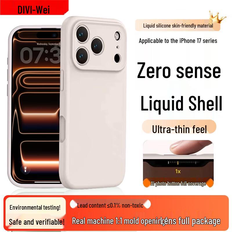 First Guard Zero-Feel Flüssigsilikon iPhone-Hülle