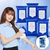 Gatsby 3+3 Deodorant Portable Body Paper Shower Tissues Refreshing Cooling Ice Citrus 10 Sheets 6 Pcs