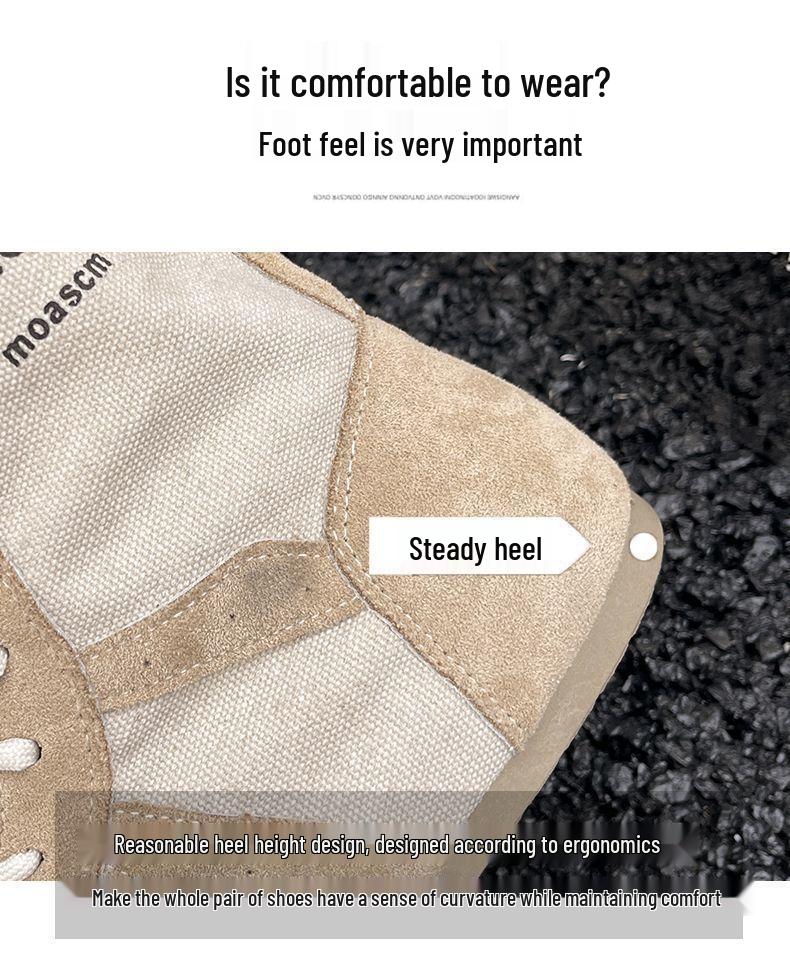 Damen 2025 Retro Canvas Stiefeletten mit weicher Sohle - Sommer Atmungsaktiv und Leicht für Wandern und Reisen