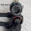 Universal 7-Pin Rear Tail Light Connector for Jiefang J6, Howo, Tianlong, Jin Ao Wei GTL, and Auman ETX Trucks