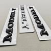 3D ABS Chrome Black Matte Black Car Styling Letters Logo MODEL Y Emblem Badge Sticker Decals For TESLA MODEL Y Auto Accessories