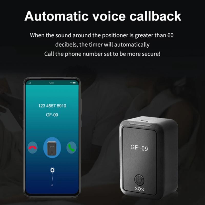 Remote Listening Magnetic GF09 Mini Vehicle GPS Tracker Real Time Tracking Device Pet Old And Child Anti-Lost Locator Auto Parts