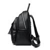 Women's Tassel Backpack Large Capacity Travel Bag Soft Leather Commuter Backpack