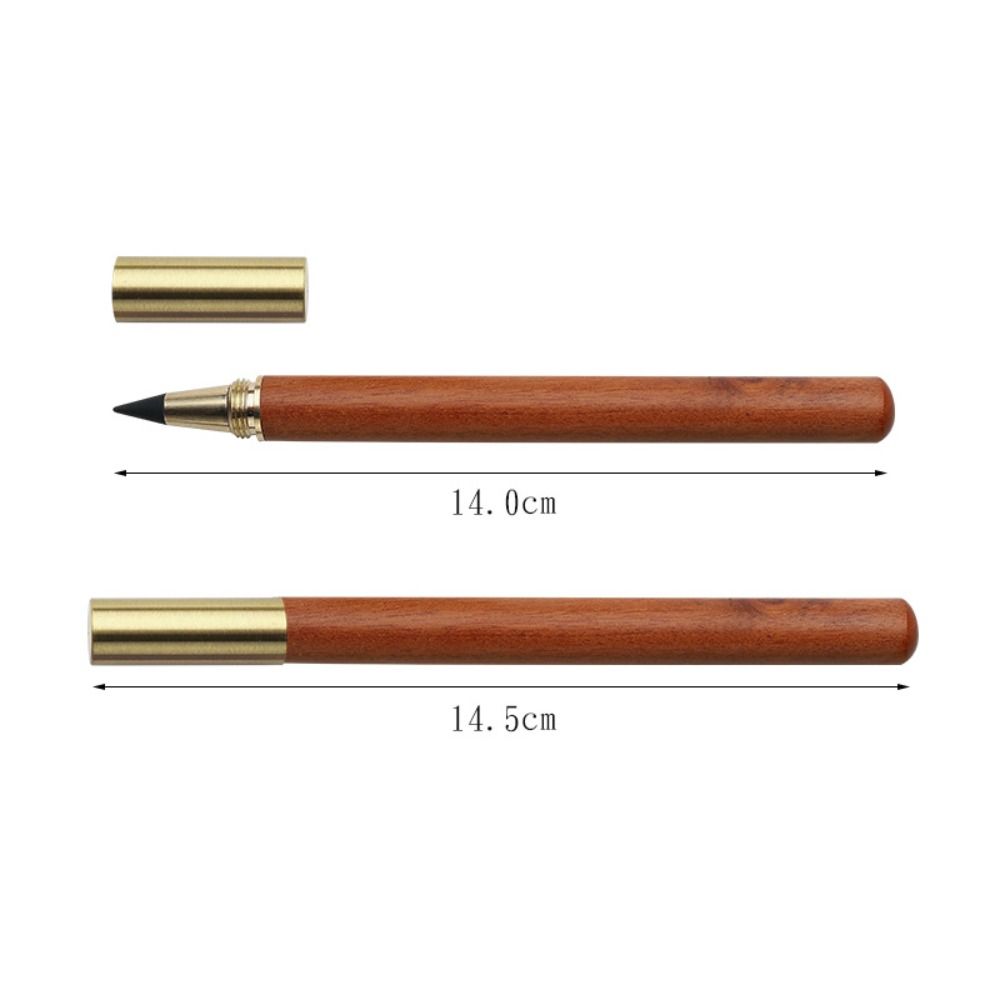 Durable Wooden Pencil No Ink Non-Sharpening Unlimited Writing Pencil Infinity Pencils Stationery