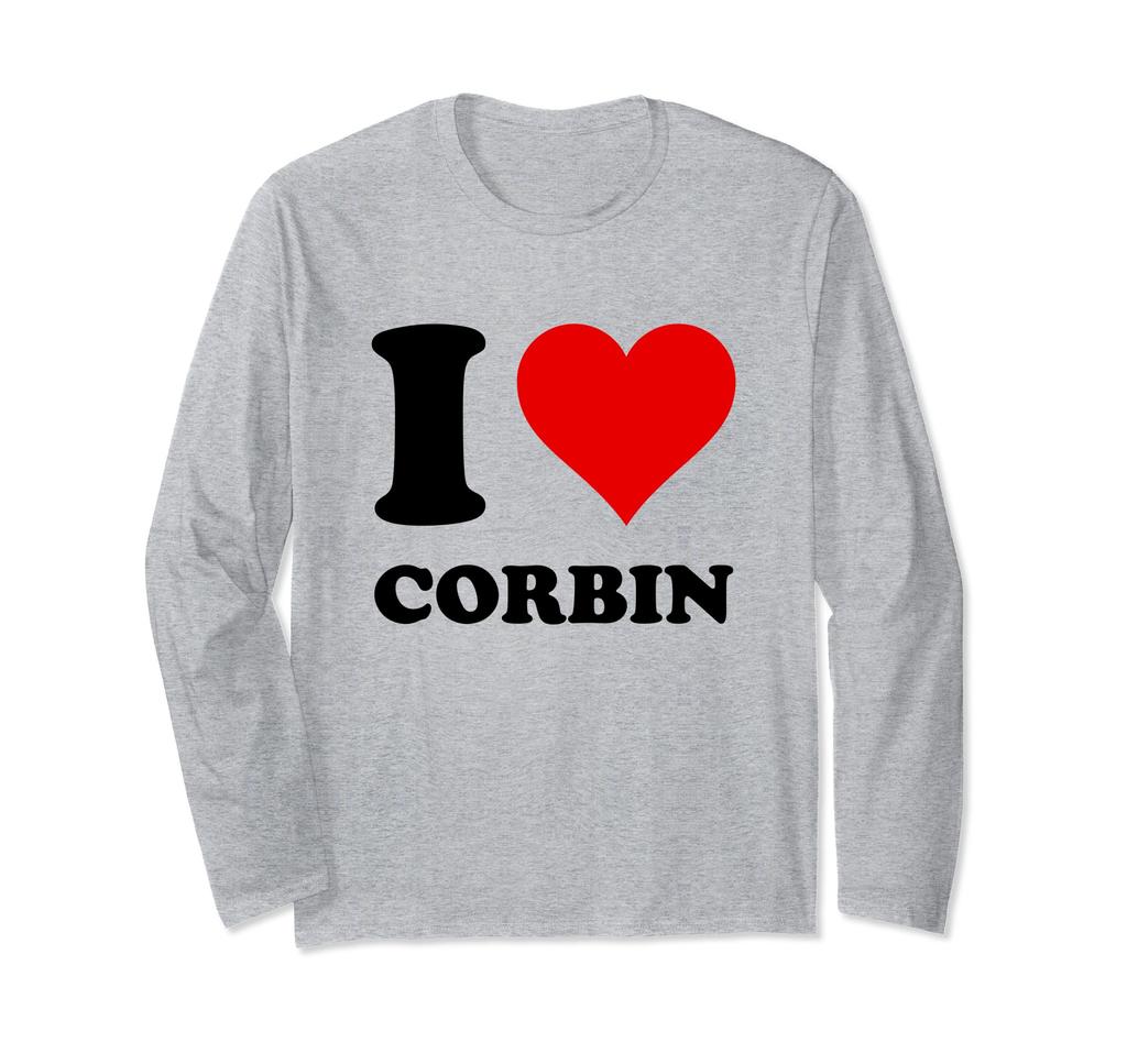 I Love Corbin Long-Sleeve T-Shirt