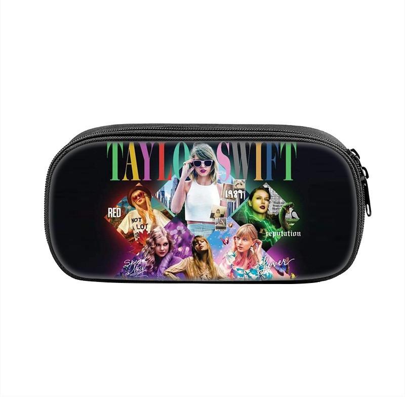 Taylor Swift Kids Pencil Case With Nylon Material For School Supplies And Storage