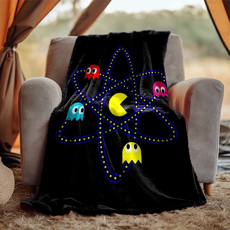 Pixel-Spiel Flanelldecke Weich Warm Ganzjahres-Überwurf, Design für Camping, Autoreisen, Wandern Sofa, Bett, Büro Perfektes Geschenk für Partys