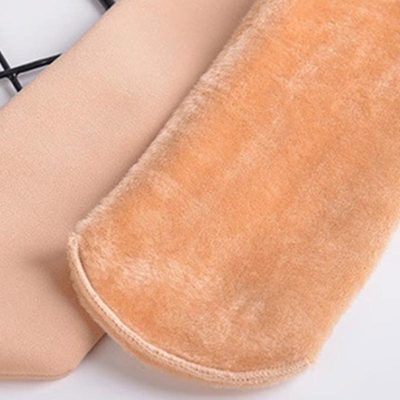 Winter Warmer Women Thicken Thermal Wool Cashmere Snow Socks Seamless Soft Solid Velvet Boots Floor Sleeping Sock Unisex