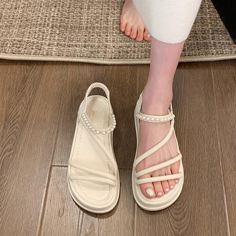 Slope Line Fashion Women's Evening Sandals