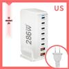 268W Gallium Nitride Multi-Port Fast Charger for Phones, Tablets, Laptops
