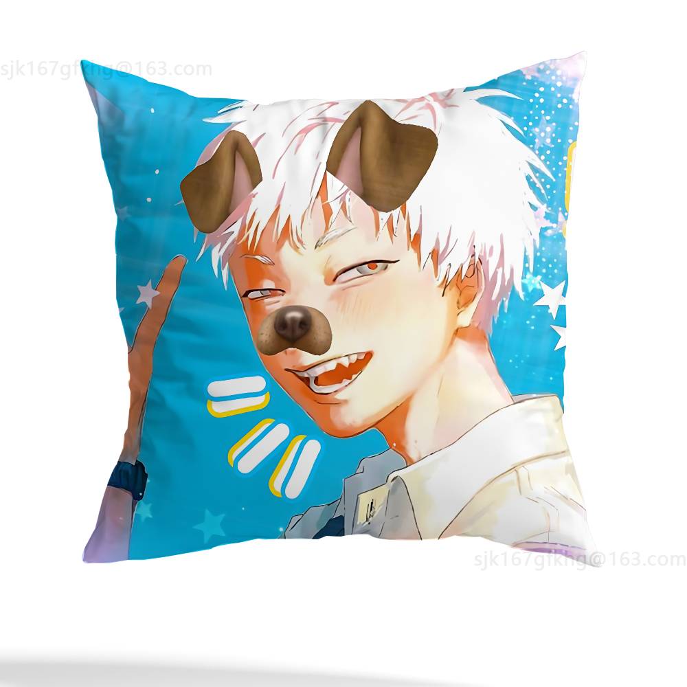 

The Summer H-Hikaru Died Pillow Case Sofa Living Room Bedroom Headboard Backrest Cushion Square Cushion Nap Time 12x12Inch
