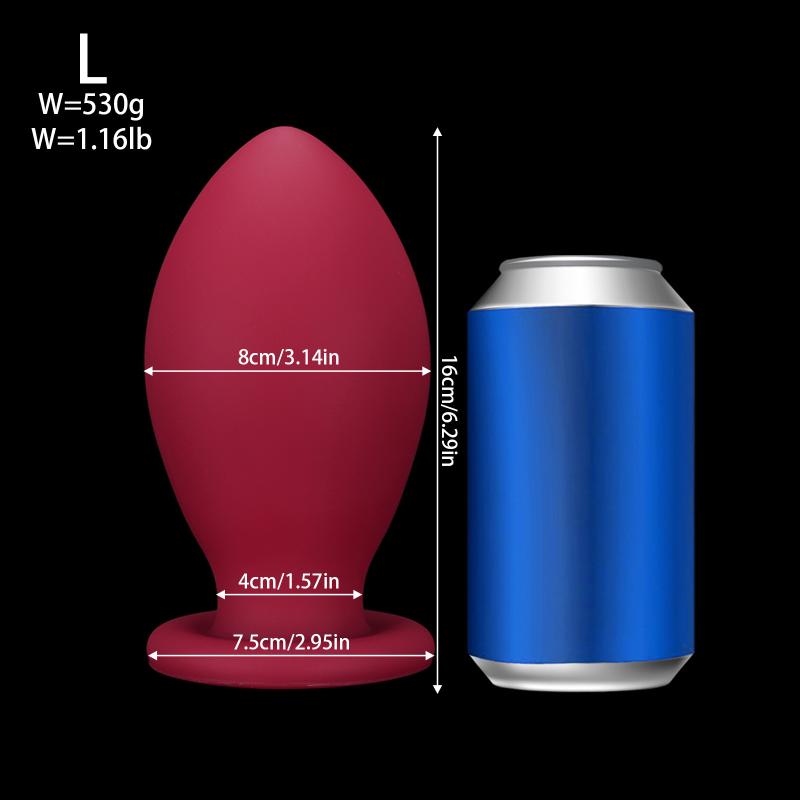 Dragon Egg Anal Plug Huge Anal Plug Smooth Silicone Butt Plug Prostate Sex Toy For Women/Men Dilatador Anal Beads S,M,L,Xl,Xxl