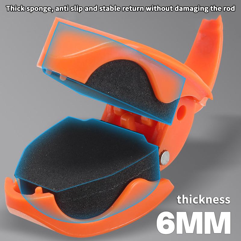 Neu 2-8 Stück Tragbarer Angelrutenhalter Angelruten-Fixierer Wandmontierte Angelruten-Gurte Klemme Multifunktionale Rutenhalter-Werkzeuge